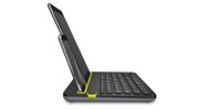 Logitech K480 Bluetooth Multi-Device Keyboard Et trådløst skrivebordstastatur til datamaskinen,  nettbrettet og smarttelefonen,  Svart (920-006362)