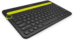 Logitech K480 Bluetooth Multi-Device Keyboard Et trådløst skrivebordstastatur til datamaskinen, nettbrettet og smarttelefonen, Svart