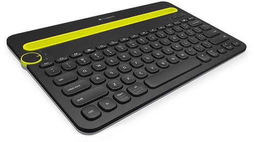 Logitech K480 Bluetooth Multi-Device Keyboard Et trådløst skrivebordstastatur til datamaskinen,  nettbrettet og smarttelefonen,  Svart (920-006362)