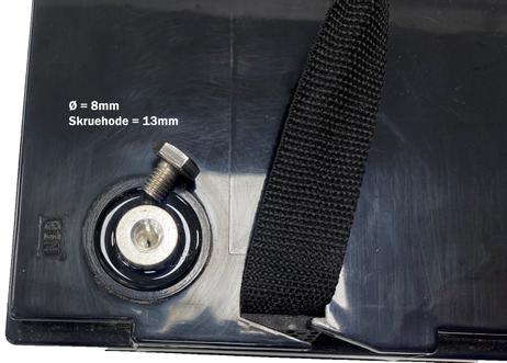 Ontario PRO MAX 12.8V 100Ah LiFePO4 litiumbatteri (med blåtann) for båt, hytte, campingvogn og bobil (forbruk) (ONT12V-SYL-100AH)