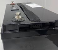 Ontario PRO MAX 12.8V 100Ah LiFePO₄ litiumbatteri (med blåtann) for båt, hytte, campingvogn og bobil (forbruk) (ONT12V-SYL-100AH)