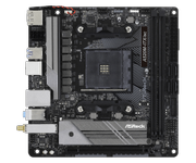 ASRock A520M-ITX/ac - mITX AM4 Ryzen Max 64GB, 1x M.2, 1x PCIe 3.0 x16, 4x SATA3, 1x USB-C, 6x USB3.0
