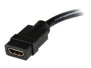 StarTech 8in HDMI to DVI-D Video Cable Adapter - HDMI Female to DVI Male - HDMI to DVI Dongle Adapter Cable (HDDVIFM8IN) - video adapter - HDMI / DVI - 20.32 cm (HDDVIFM8IN)