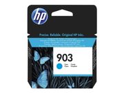 HP 903 - Cyan - original - blekkpatron - for Officejet 6951, 6954, 6962; Officejet Pro 6960, 6961, 6970, 6974, 6975 (T6L87AE#BGX)