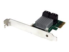 StarTech 4 Port PCI Express 2.0 SATA III 6Gbps RAID Controller Card with HyperDuo SSD Tiering - PCIe SATA 3 Controller Adapter (PEXSAT34RH) - Diskkontroller - SATA 6Gb/s - PCIe 2.0 x2