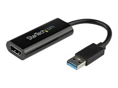 StarTech USB 3.0 to HDMI Adapter, 1080p (1920x1200), Slim/Compact USB to HDMI Display Adapter Converter for Monitor, USB Type-A External Video & Graphics Card, Black, Windows Only - USB to HDMI Adapter (USB32H
