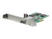 StarTech PCI Express Gigabit Ethernet Fiber Network Card w/ Open SFP - PCIe GbE SFP Network Card Adapter NIC - Fiber Optic SFP Adapter (PEX1000SFP2) - nettverksadapter - PCIe (PEX1000SFP2)
