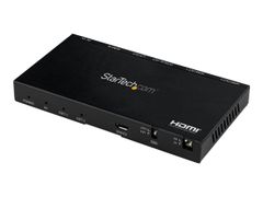 StarTech 2-Port HDMI Splitter (1x2), 4K 60Hz UHD HDMI 2.0 Audio Video Splitter w/ Scaler & Audio Extractor (3.5mm/SPDIF), Dual HDMI Splitter (1-In 2-Out), EDID Copy, TV/Projector - Supports HDCP 2.2 (ST122HD20