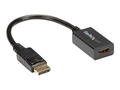 StarTech DisplayPort to HDMI Adapter - 1920x1200 - HDMI Video Converter - Latching DP Connector - Monitor to HDMI Adapter (DP2HDMI2) - Video adapter - DisplayPort / HDMI - DisplayPort (hann) til HDMI (hunn)