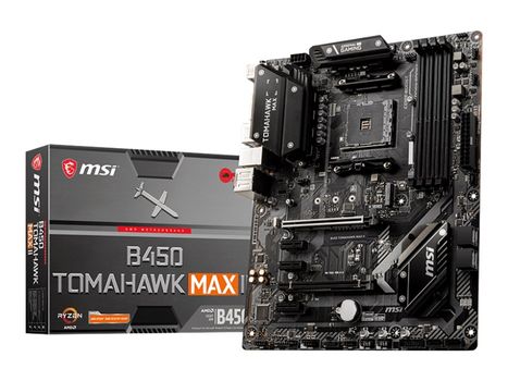 MSI B450 TOMAHAWK MAX II - hovedkort - ATX - Socket AM4 - AMD B450 (B450 TOMAHAWK MAX II)