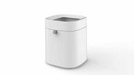 Townew T-Air Lite smart søppelbøtte - hvit - med innebygd batteri (TN2005W)