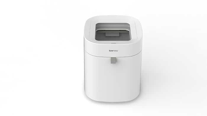 Townew T-Air Lite smart søppelbøtte - hvit - med innebygd batteri (TN2005W)