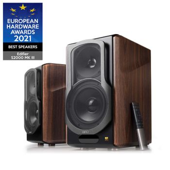 Edifier S2000 MKIII active Speaker Optical Bluetooth  Coaxial Aux Wireless remote 130W RMS (S2000 MK III)