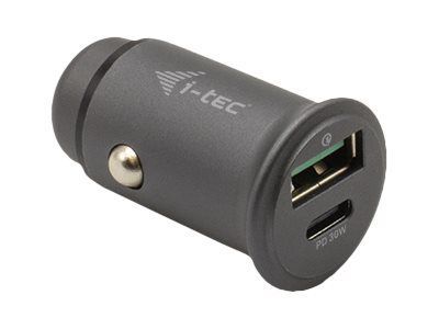 I-TEC billader USB-C PD 30W Power Delivery, Qualcomm Quick Charge 3.0 (CHARGER-CARQCPD)