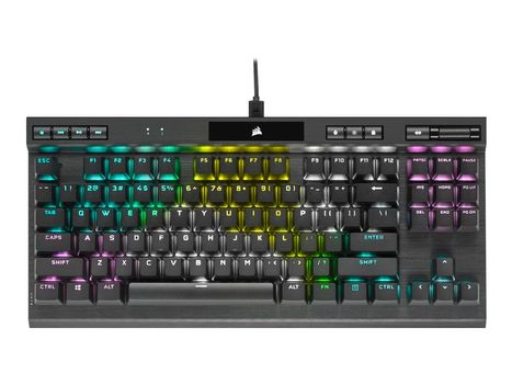 Corsair K70 RGB TKL CHAMPION SERIES Mechanical Gaming Keyboard - CHERRY MX Red - Nordisk (CH-9119010-ND)