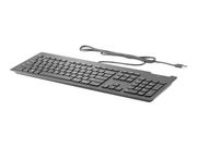 HP Business Slim - tastatur - Dansk - svart (Z9H48AA#ABY)