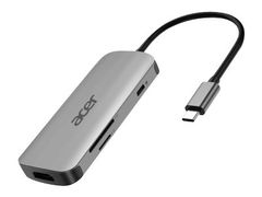 Acer 7-In-1 - dokkingstasjon - USB-C - HDMI