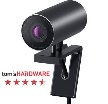 DELL UltraSharp Webcam 4K UHD uten mikrofon, med Windows Hello (WB7022-DEMEA)