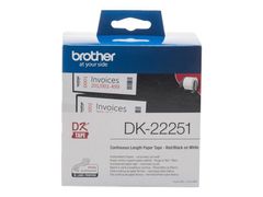Brother DK22251 - sammenhengende etikettpapir - 1 rull(er) - Rull (6,2 cm x 15,24 m)