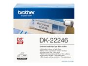 Brother DK-22246 - sammenhengende etiketter - 1 rull(er) - Rull (10,3 cm x 30,48 m) (DK22246)