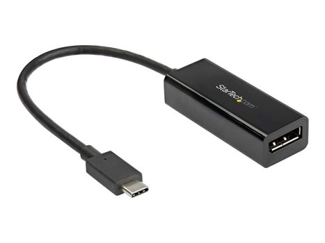 StarTech USB C to DisplayPort Adapter, 8K/5K/4K USB Type C to DP 1.4 Alt Mode Video Converter,  HBR3/ DSC/ HDR,  8K 60Hz, Thunderbolt 3 Compatible DisplayPort 1.4 Monitor Display Adapter - 8K USB-C to DP Adapter ( (CDP2DP14B)