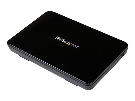 StarTech 2.5in USB 3.0 External SATA III SSD Hard Drive Enclosure with UASP - Portable External USB HDD with Tool-less Installation (S2510BPU33) - drevkabinett - SATA 6Gb/s - USB 3.0 (S2510BPU33)
