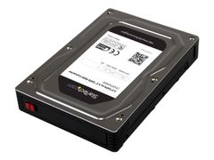 StarTech 2.5" to 3.5" SATA HDD/SSD Adapter Enclosure - External Hard Drive Converter with HDD/SSD Height up to 12.5mm (25SAT35HDD) - drevkabinett - SATA 6Gb/s - SATA 6Gb/s