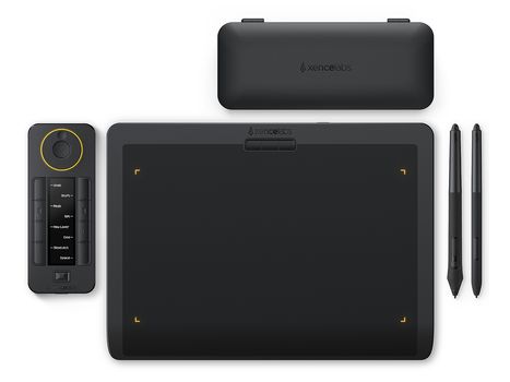 Xencelabs Pen Tablet Medium - Bundle with Quick Keys Remote (BPH1212W-K02A)
