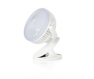 Ontario oppladbar vifte med LED-lys (ONT-GM80107)