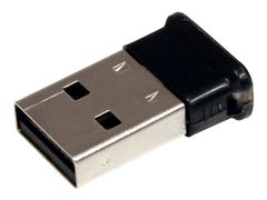 StarTech Bluetooth Adapter - Mini USB Adapter - Bluetooth 2.1 - Class 1 EDR - Bluetooth Receiver (USBBT1EDR2) - nettverksadapter - USB