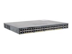 Cisco Catalyst 2960X-48FPS-L - switch - 48 porter - Styrt - rackmonterbar