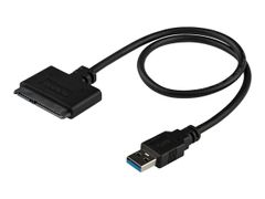 StarTech SATA to USB Cable - USB 3.0 to 2.5” SATA III Hard Drive Adapter - External Converter for SSD/HDD Data Transfer (USB3S2SAT3CB) - Diskkontroller - 2.5" - SATA 6Gb/s - 6 Gbit - USB 3.0