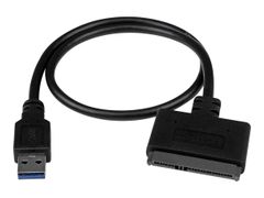 StarTech USB 3.1 to 2.5" SATA Hard Drive Adapter - USB 3.1 Gen 2 10Gbps with UASP External HDD/SSD Storage Converter (USB312SAT3CB) - Diskkontroller - 2.5", 3.5" - SATA 6Gb/s - 6 Gbit - USB 3.1 (Gen 2) - svart