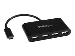 StarTech 4-Port USB-C Hub - USB-C to 4x USB-A Hub Adapter - Mini USB 2.0 Hub - Bus-powered USB Type-C Port Expander (ST4200MINIC) - hub - 4 porter