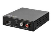 StarTech HDMI Audio Extractor - 4K 60Hz - HDMI Audio De-embedder - HDR - Toslink Optical Audio - Dual RCA Audio - HDMI Audio (HD202A) - HDMI-lydsignalutskiller (HD202A)