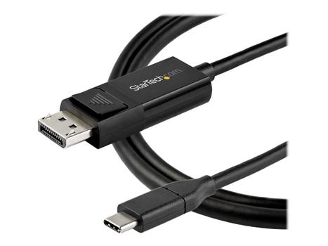 StarTech 3ft/1m USB C to DisplayPort 1.4 Cable 8K 60Hz/4K, Bidirectional DP to USB-C or USB-C to DP Reversible Video Adapter Cable, HBR3/ HDR/ DSC,  USB Type C/ Thunderbolt 3 Monitor Cable - 8K USB-C to DP Cable ( (CDP2DP141MBD)