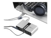 StarTech 7.1 USB Sound Card - External Sound Card for Laptop with SPDIF Digital Audio - Sound Card for PC - Silver (ICUSBAUDIO7D) - lydkort (ICUSBAUDIO7D)