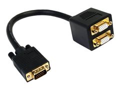 StarTech 1 ft. VGA to VGA Splitter Cable - M/F Dual Monitor Video Cable Splitter (VGASPL1VV) - VGA-splitter - 30 cm