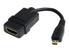 StarTech 5in High Speed HDMI Adapter Cable - HDMI to HDMI Micro - F/M - 5 inch Micro HDMI Adapter - HDMI Female to Micro HDMI Male (HDADFM5IN) - HDMI-adapter - 1.2 cm