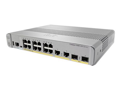 Cisco Catalyst 3560CX-12PD-S - switch - 12 porter - Styrt - rackmonterbar (WS-C3560CX-12PD-S)