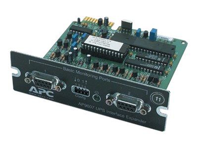 APC SmartSlot Interface Expander - adapter for fjernstyrt administrasjon - SmartSlot - 2 porter (AP9607)