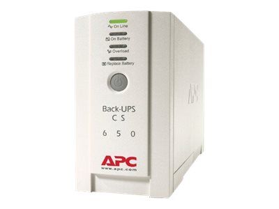 APC Back-UPS CS 650 - UPS - AC 230 V - 400 watt - 650 VA - RS-232, USB - 4 Utgangskobling(er) (BK650EI)