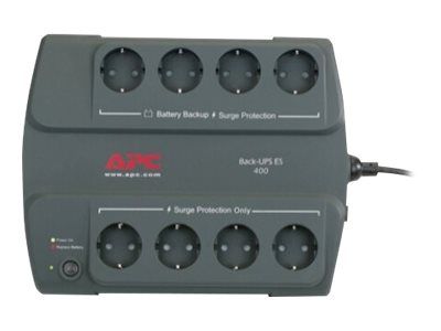 APC Back-UPS ES 400VA Offline , Data/DSL protection (BE400-GR)