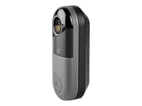 NEDIS Wi-Fi Smart Video Doorbell - dørklokke - Wi-Fi - grå (WIFICDP10GY)