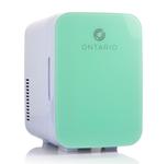 Ontario 6L minikjøleskap,  mintgrønt/ hvitt (ONTTC6WM)