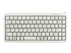 Cherry Compact-Keyboard G84-4100 - tastatur - Tysk - lysegrå
