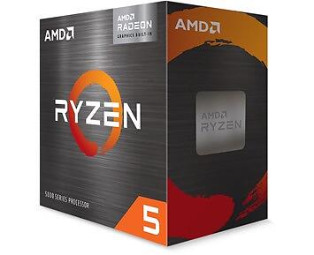 AMD Ryzen 5 5600G, 3.9GHz-4.4GHz 6 kjerner, 12 tråder, AM4, PCIe 3.0, 16MB cache, 65W, boks med kjøler (100-100000252BOX)