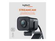 Logitech StreamCam - nettkamera - svart (960-001281)