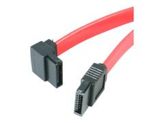StarTech 18in SATA to Left Angle SATA Serial ATA Cable - F/F (SATA18LA1) - SATA-kabel - 46 cm