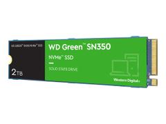 WD Green SN350 2TB NVMe PCIe SSD, 3200MB/s lesehastighet, 3200MB/s skrivehastighet